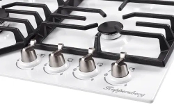 Встраиваемая газовая варочная панель Kuppersberg FS 603 W Silver