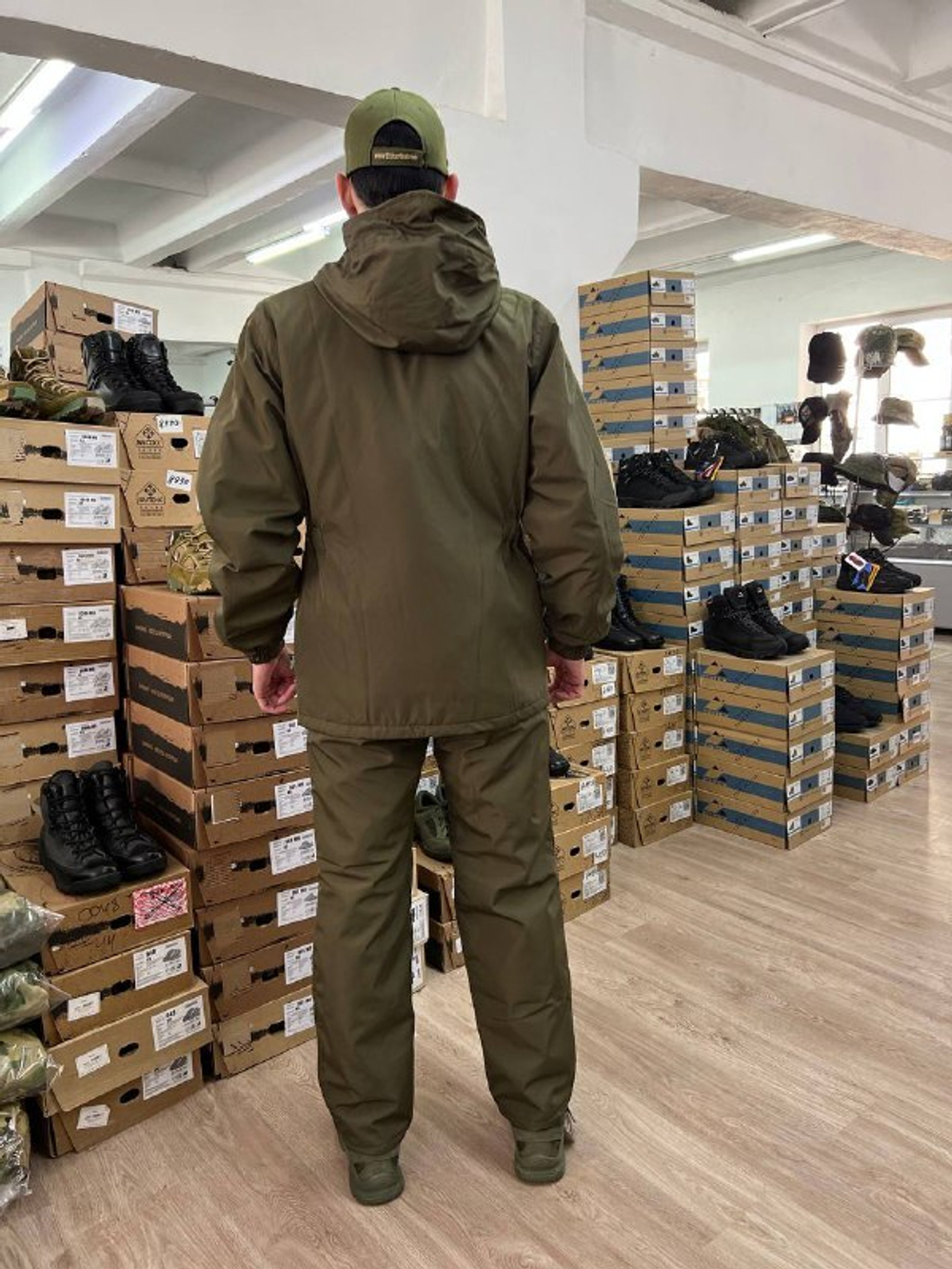 Костюм Город 2 деми / олива