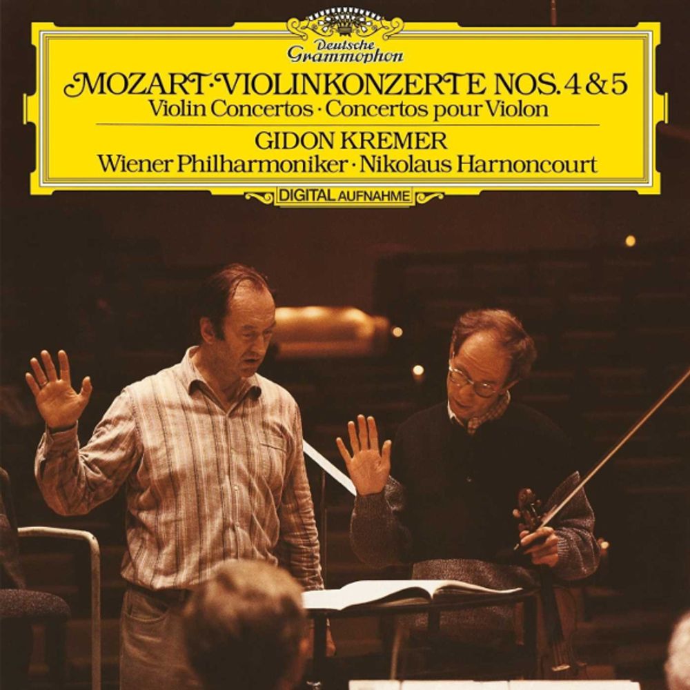 Gidon Kremer, Vienna Philharmonic, Nikolaus Harnoncourt / Mozart: Violin Concertos No. 4 &amp; 5 (LP)