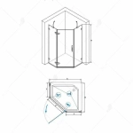 Душевая система RGW Shower Panels SP-6143-01 50140801-01 хром