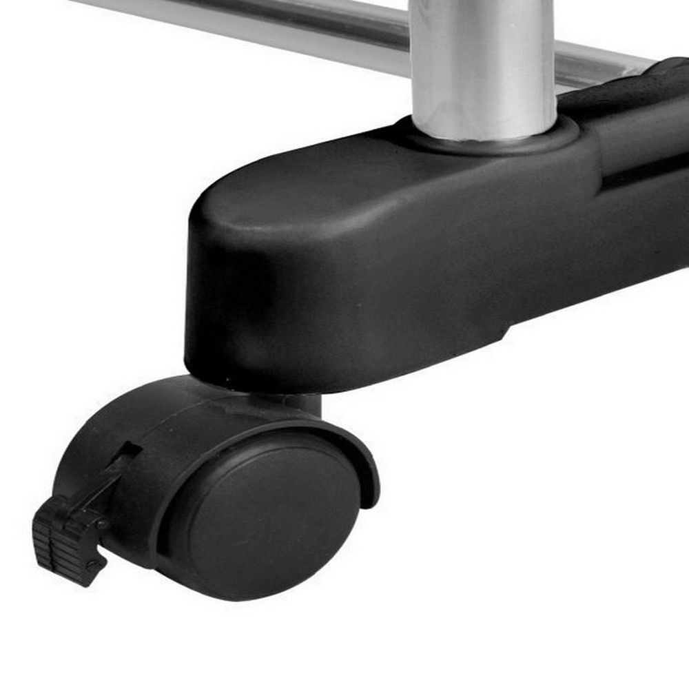 Гардеробная напольная передвижная вешалка DOBLE POLE двойная для одежды до 30 кг