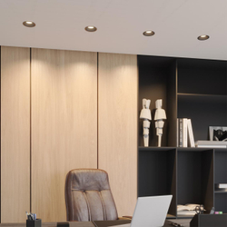 359866 WIR NT26 000 черный Светильник встраиваемый с переключателем цв. температуры IP20 LED 12W 100-265V 3000К/4000К/6000К BRILLO