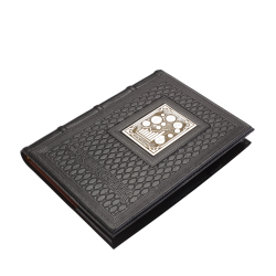 Ежедневник А5 «Брокеру-5» с накладкой покрытой никелем