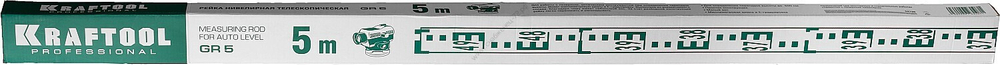 KRAFTOOL GR 5, геодезическая рейка (34730)