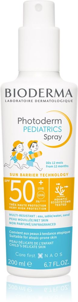 Bioderma Photoderm Pediatrics детский солнцезащитный спрей