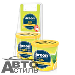 Ароматизатор в банке под сиденье Areon GEL САN 80гр - Лимон\Lemon
