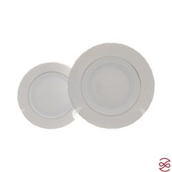 Столовый набор Repas Rococo с платин.полос.(25 предметов на 6 персон)