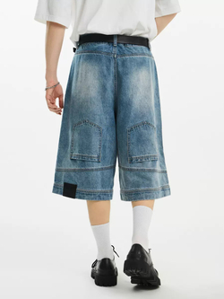 Джинсовые шорты HARSHandCRUEL Upside Down Denim Shorts