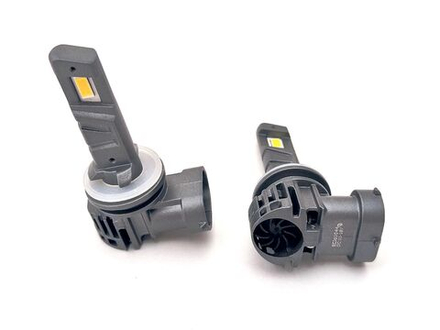 Cветодиодные лампы H27 (880/881) Sariti E4P с вентилятором, 12V, 25W, 5500K (комплект, 2шт)