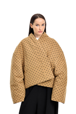 Куртка двусторонняя TULUP camel/black