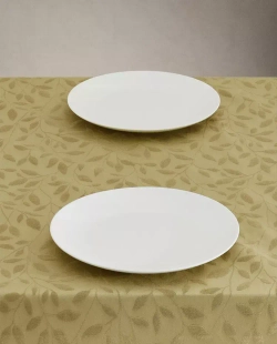 ZARA HOME ЖАККАРДОВАЯ СКАТЕРТЬ С УЗОРОМ, ЗЕЛЕНЫЙ