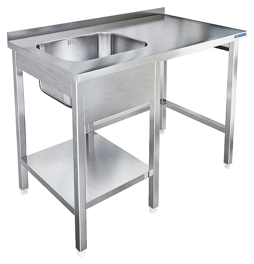 Стол для посудомоечной машины KAYMAN СПМФ-121/1207 ЛЕВЫЙ