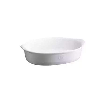Emile Henry - Форма для запекания овальная 27х17,5см белая / артикул   119050  / GTIN 00773232