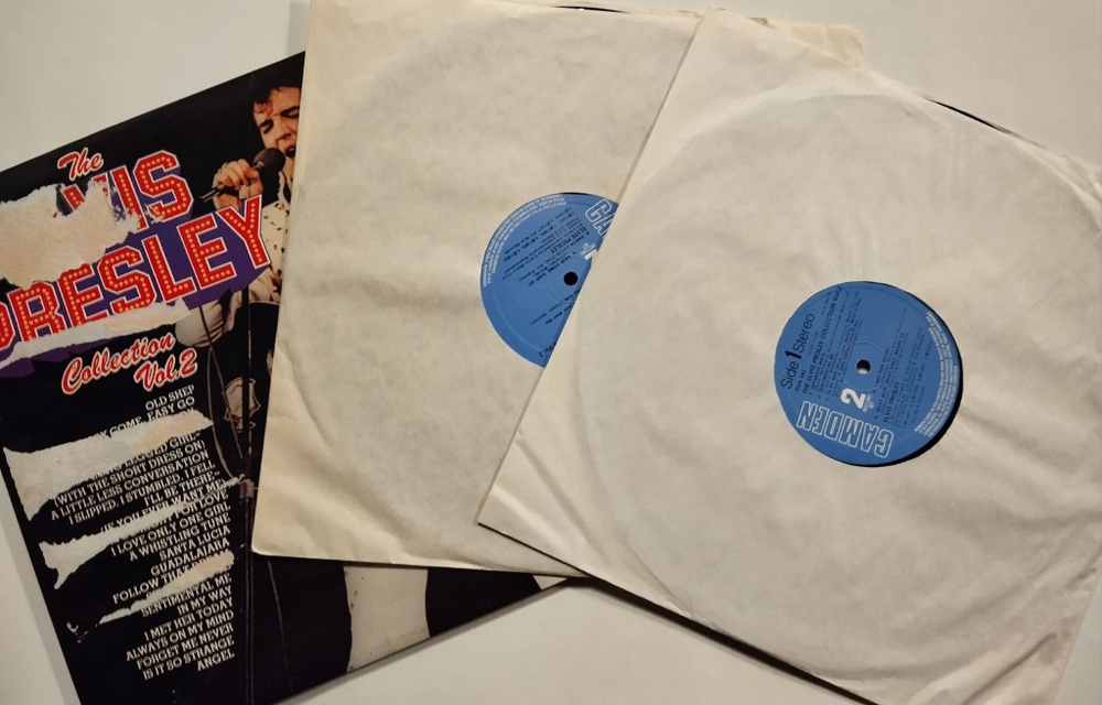 Винтажная виниловая пластинка LP The Elvis Presley Collection Vol.2 2LP (UK 1976)