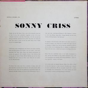 Sonny Criss / Jazz - U.S.A. (LP)