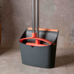 Набор для уборки: совок-ловушка, щетка с рукояткой 106,5см, LV-B03