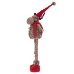 GAEM Игрушка набивная "Олень" (телескоп ноги), с колпаком, L27 W20 H100/37 см