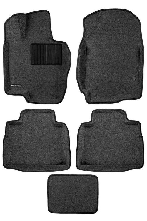 Коврики салона для MERCEDES W167 (GLE-Class) (2019-) Euromat 3D Business серые. Арт. EMC3D-003509G