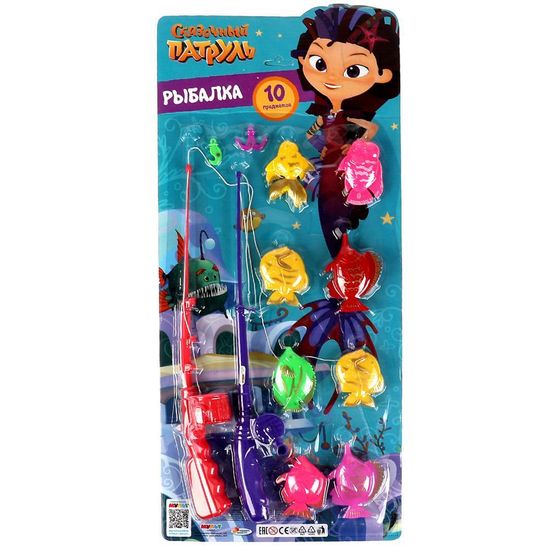 Игра рыбалка СКАЗОЧНЫЙ ПАТРУЛЬ магнит, блист.28*58,3*5см ИГРАЕМ ВМЕСТЕ