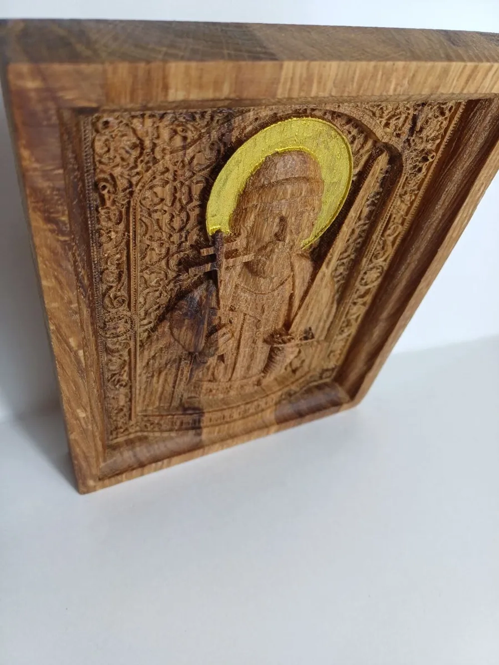 Освященная Икона Святого Князя Благоверного Игоря из дуба