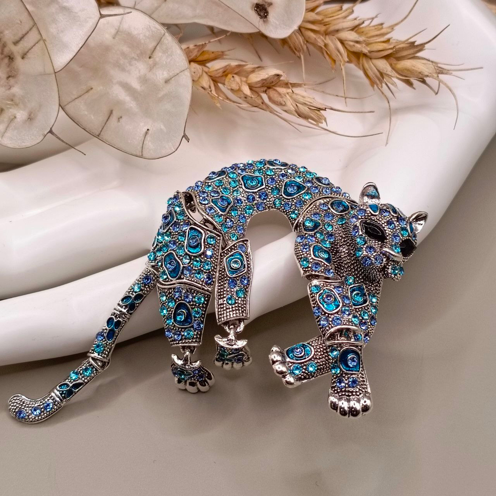 Брошь "Леопард"