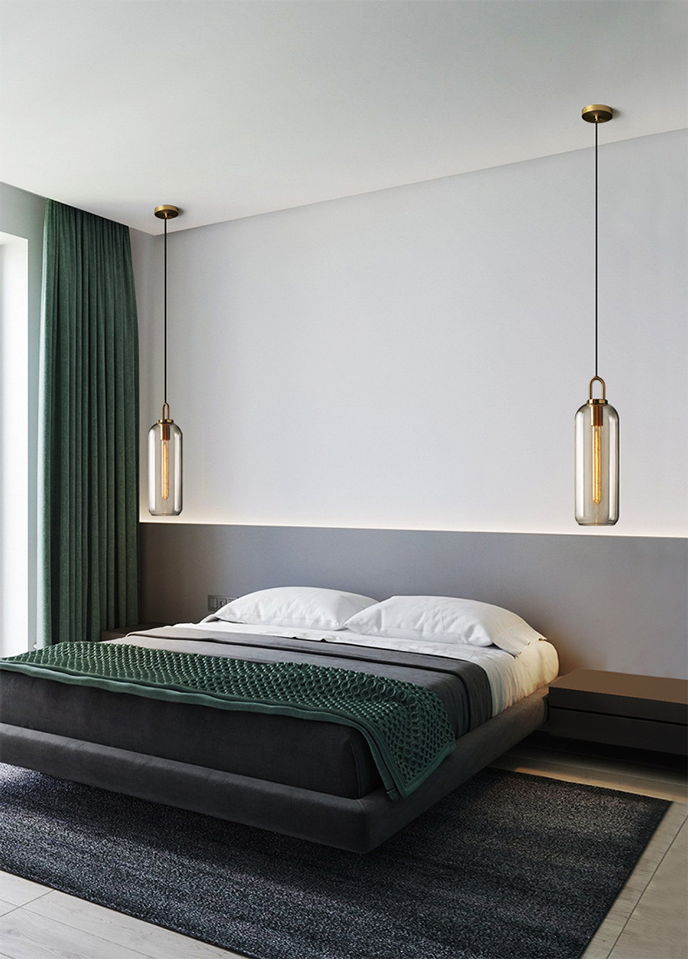 Pendant lamp GAUSS LONG  (Clear)