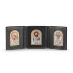 Складень карманный Спаситель Казанская Николай 90х255мм