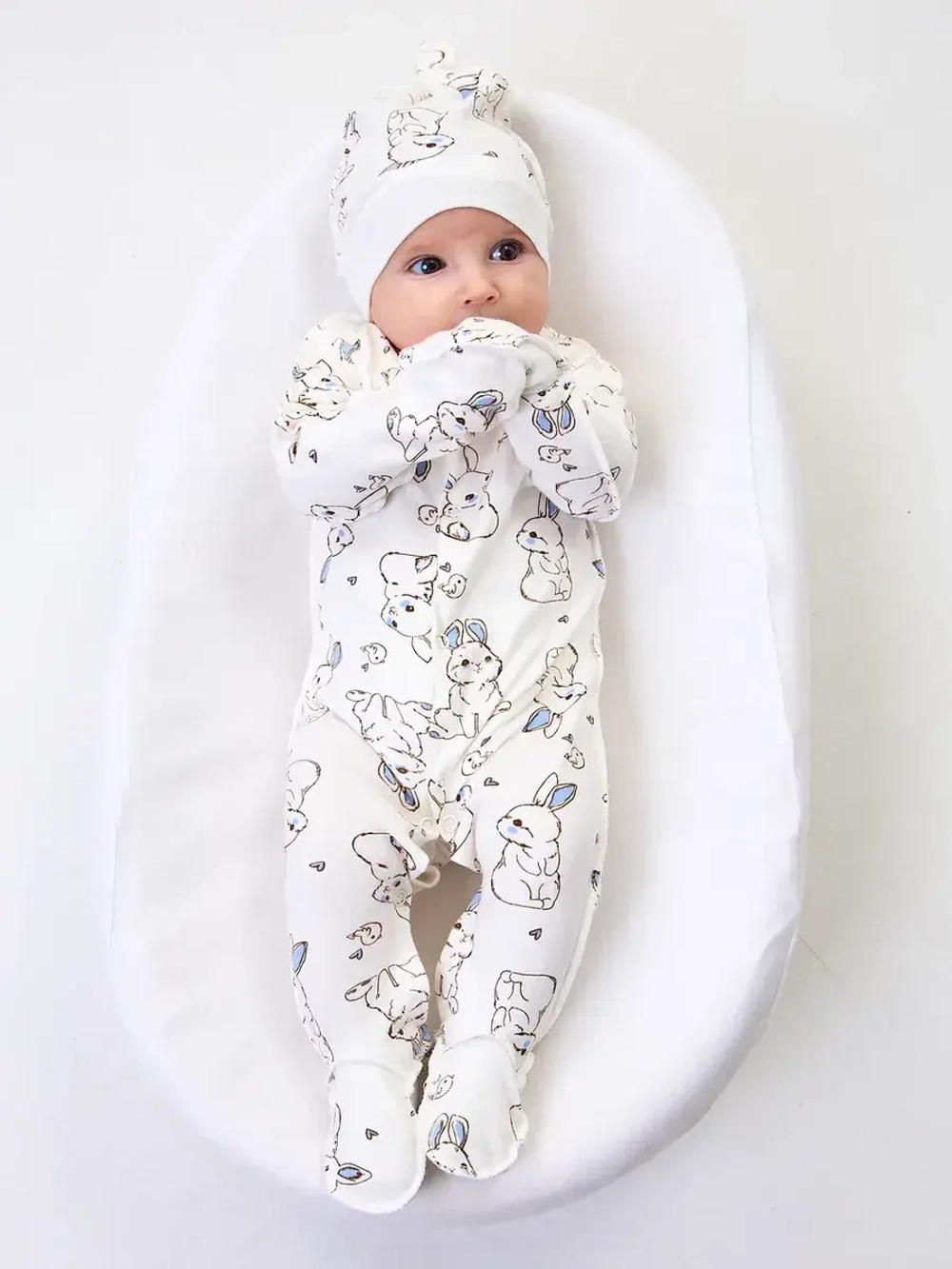 Комбинезон для новорожденного швы наружу