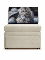 Кресло-кровать "Миник" 70 см, купон Котенок в клубках