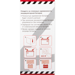 Зарядное устройство (6В/12В, 12А, акб 40-190Ач) ARNEZI R7990104