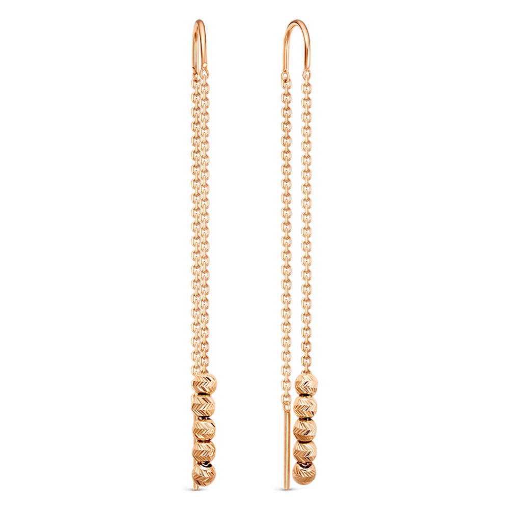 Серьги из золота 585 пробы