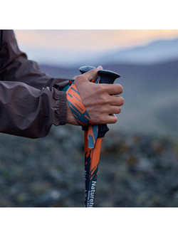 Палки треккинговые Naturehike Sunsia 3-EXT,карбон, 3-секционные, 62-135 см, светло-зеленые, 2 шт