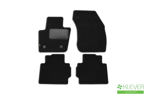 Коврики в салон для FORD Mondeo 2014-2019, седан, 4 шт. (текстиль) KLEVER021666101210KH