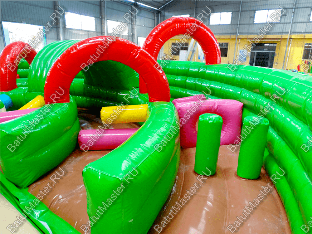 Надувной батут "Детский мегапарк" 18*18*8 м