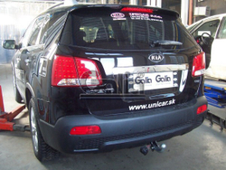 Фаркоп оцинкованный Galia H069C для Hyundai Santa Fe 2006-2012, Kia Sorento 2009-2012(паспорт и сертификат в комплекте)(без электрики)