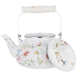 ЧАЙНИК AGNESS ЭМАЛИРОВАННЫЙ, СЕРИЯ "ДВОРЦОВЫЙ ПАРК" 2,5 Л