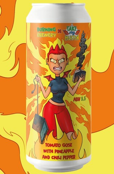 Бёрнинг Драка Флеминг / Burning Tomato Gose With Pineapple And Chili Pepper
