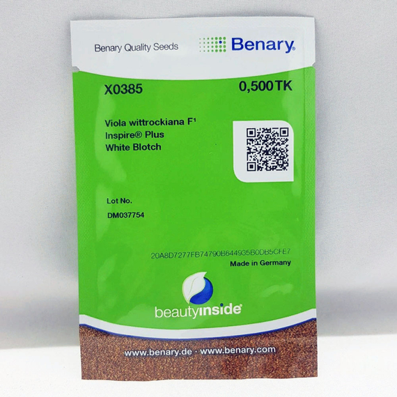 Фиалка Виттрока INSPIRE PLUS WHITE BLOTCH F1 – фото 2
