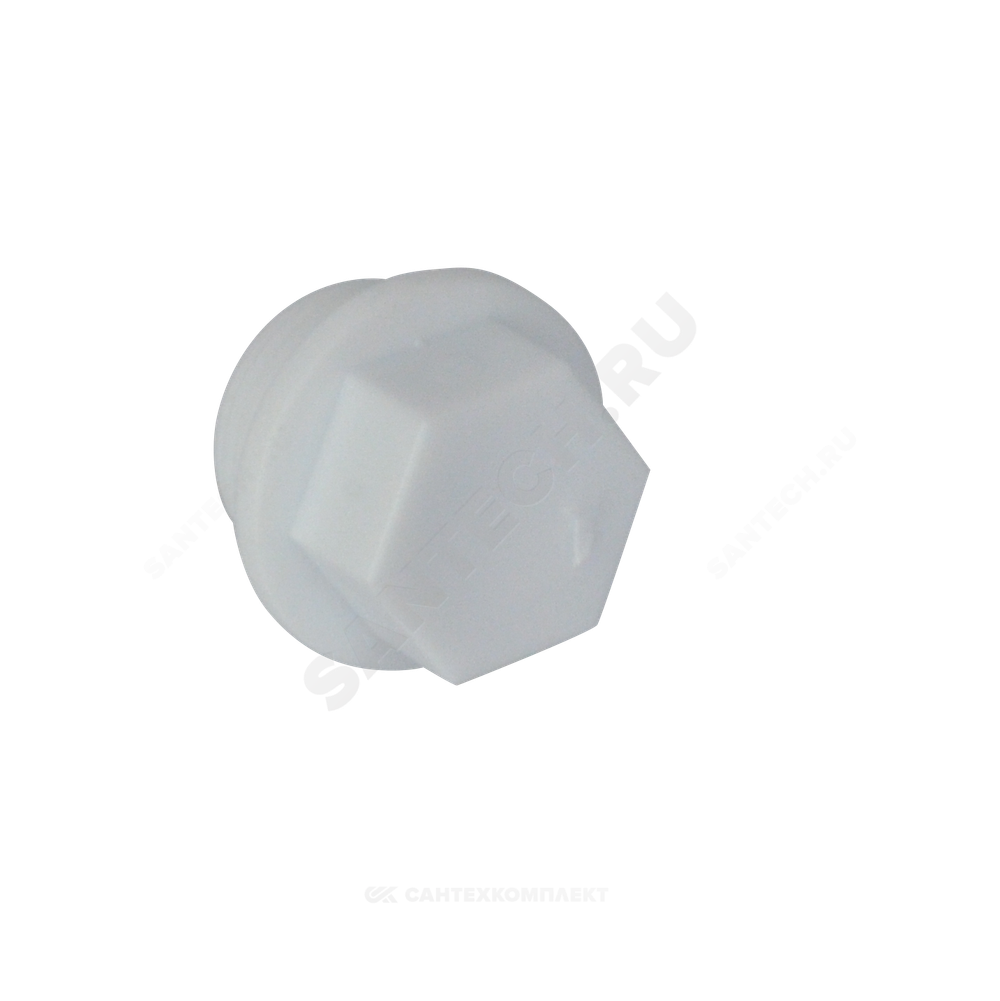 Заглушка (пробка) PP-R белая Дн 25х3/4" НР VALFEX 10163025