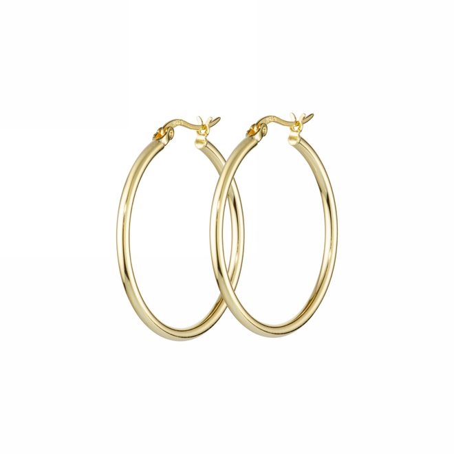 Серьги конго Gold