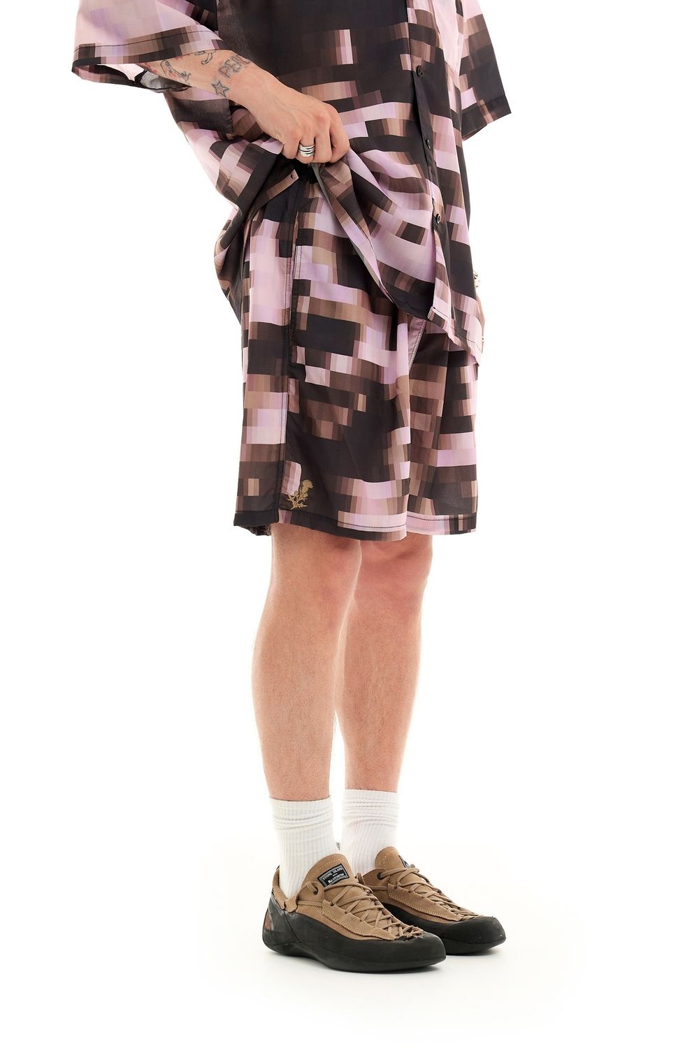 Шорты Issaya Saturn Clouds коричневые