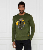 Свитер POLO RALPH LAUREN - оливковый(710959186)