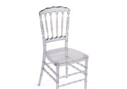 Пластиковый стул Chiavari 1 clear white