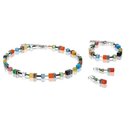 Серьги Coeur de Lion Multicolour Daylight 2838/20-1526 цвет оранжевый