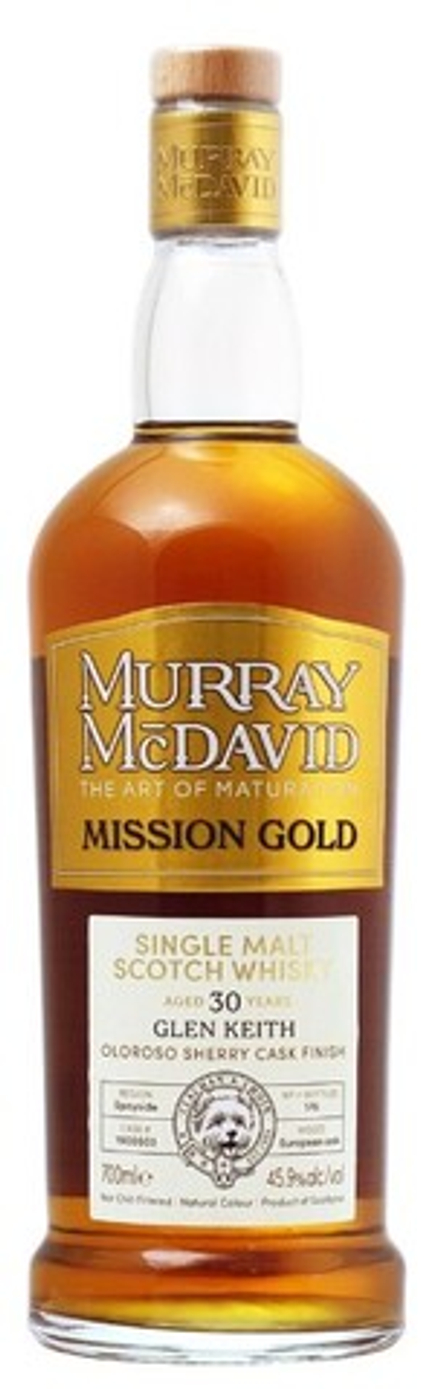 Виски Murray McDavid, Mission Gold Glen Keith 30 Years Old, 0.7 л