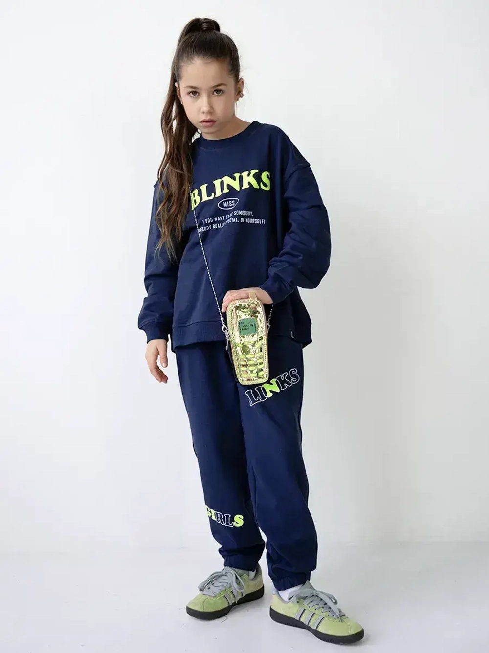 Костюм для девочки, свитшот и брюки