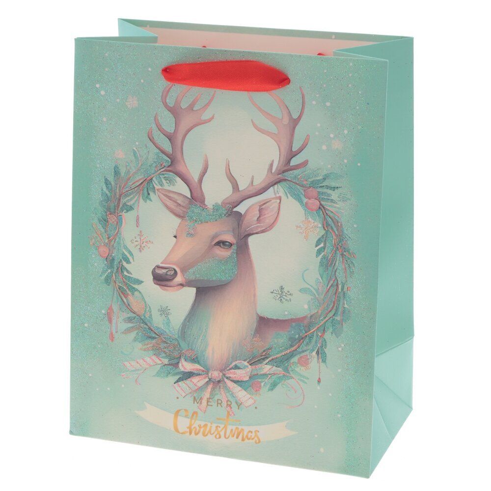 GAEM Пакет подарочный (бумага, плотность 210г/м2, блок 12шт), L18 W10 H23 см, 4в.