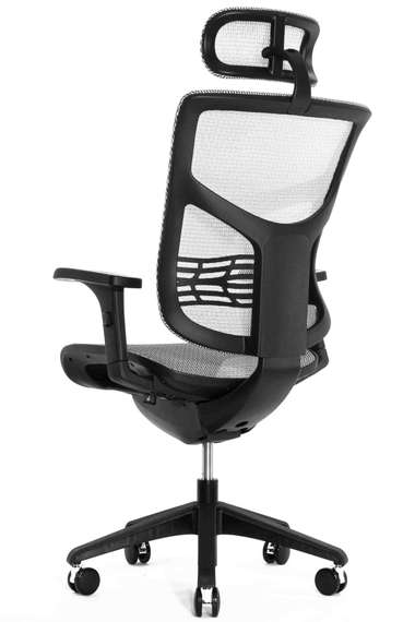 Кресло Expert VISTA VSM01-WH (сетка белая / каркас черн)