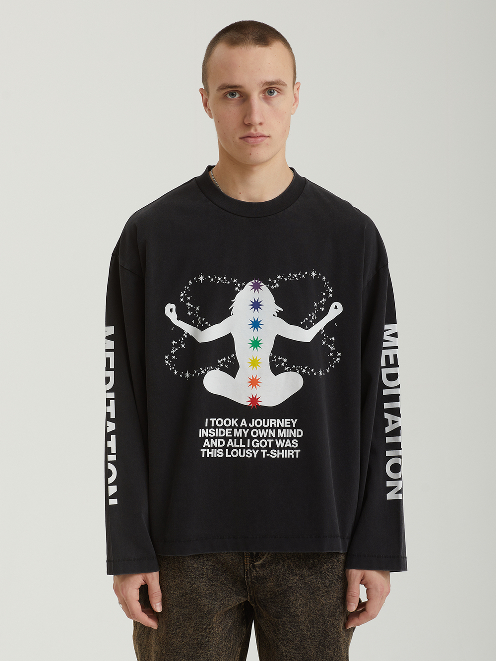 Мужской Лонгслив Meditation