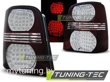 Задние фонари red white led для VW Touran
